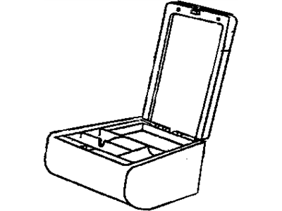 Dodge 5278456AA LINER Armrest Lid