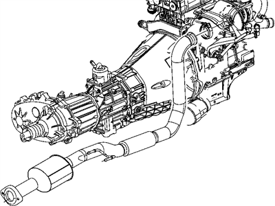 Jeep 52129140AD PIPE AND CONVERTER Exhaust
