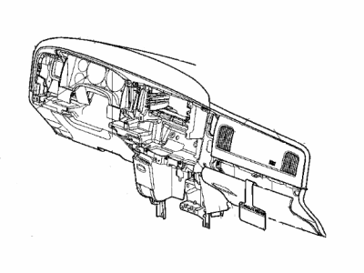 Dodge Ram 3500 Glove Box - WL801L5AA