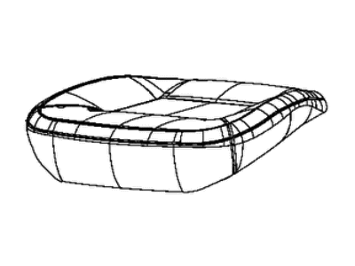Ram 5SF73JXWAA COVER Front Seat Cushion