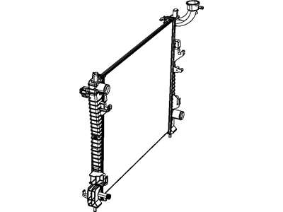 Mopar 55038002AH Radiator Engine Cooling