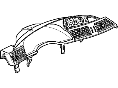 Chrysler YS391ZAAA BEZEL Instrument Cluster