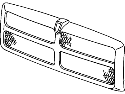 Dodge QR33XV3AE GRILLE Radiator