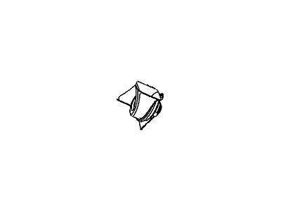 Jeep 68146626AA HORN AND BRACKET High Note