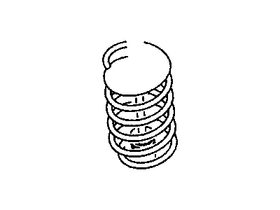 Mopar MR455131 Coil Spring, Rear