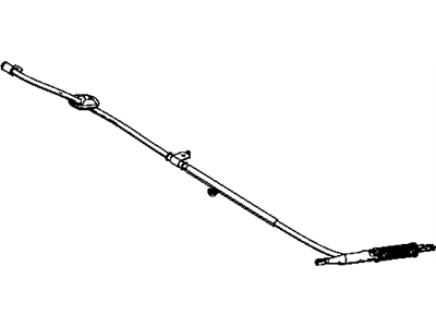 Dodge 4779637AF CABLE Parking Brake Front