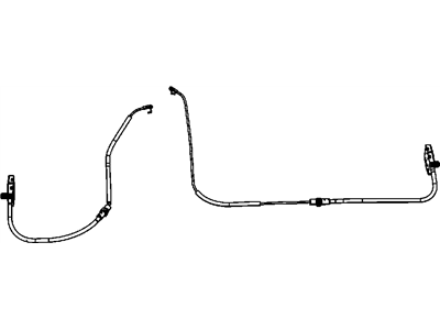 Dodge 68335591AA CABLE REAR SEAT RELEASE Recliner