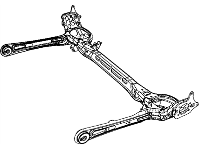 Ram 5171467AD AXLE ASSEMBLY Rear