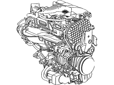 Chrysler R8224130AA ENGINE Long Block