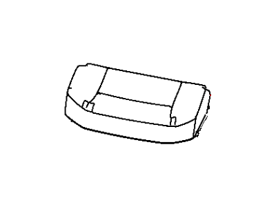Ram 5NQ39HL1AB COVER Rear Seat Cushion Left