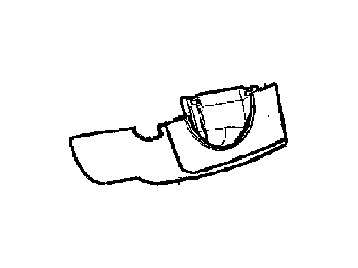Ram 2500 Steering Column Cover - 1GD32LU7AB