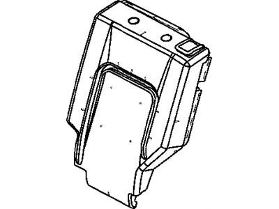 Jeep XF791DVAA CONTROL SEAT RELEASE With Latch