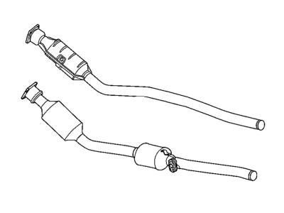 2003 Dodge Grand Caravan Catalytic Converter - E0055354AA
