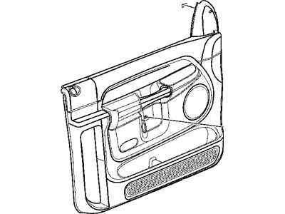2007 Dodge Ram 3500 Door Handle - 1DB93BD5AA