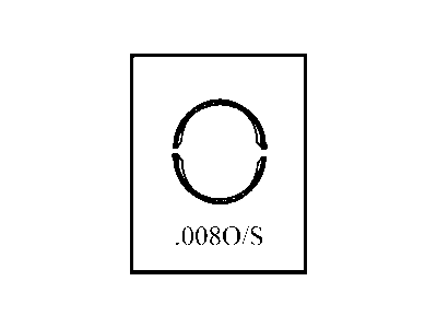 Dodge 5174002AB BEARING KIT Crankshaft .008mm O/S See Note