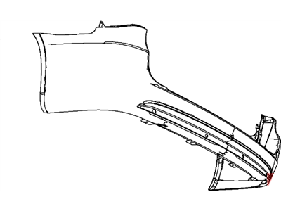 Ram 68125727AA FASCIA Rear Primed