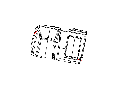 Mopar 1VD52GTVAA Headrest Rear Outboard