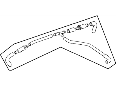 Jeep 53013757AA Tube - Crankcase Vent To Air Clean