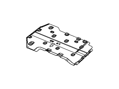 Mopar 68250634AC Shield Floor Pan