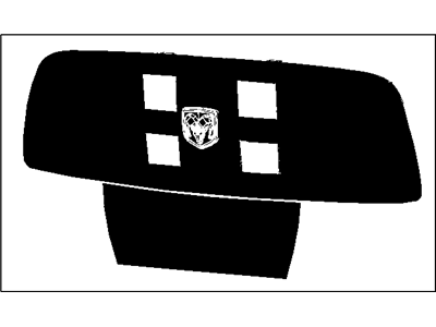 Ram 68079678AA COVER Radiator Grille Includes: Bumper Opening Cover