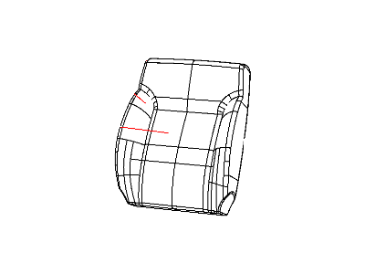 Dodge 1TZ57JDYAA COVER Front Seat Back