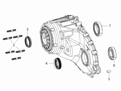 Ram 1500 Transfer Case - 68402336AA
