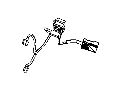 Mopar 68127812AA Wire Harness, Rear