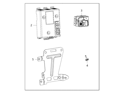 Ram 82215040AB MODULE Trailer Brakes