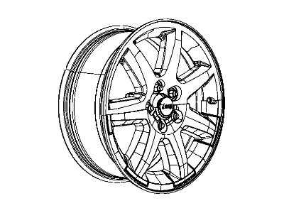 Jeep 52125165AA WHEEL Aluminum