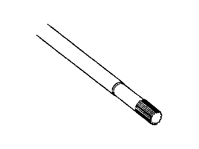 Dodge 5015203AA SHAFT Axle Intermediate