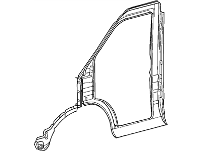 Dodge 5121683AA APERTURE Body Side Door