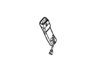 Dodge 5KM871D5AA SEAT BELT Front Inner Left, Buckle