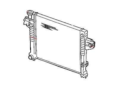 Jeep 52080123AC RADIATOR Engine Cooling