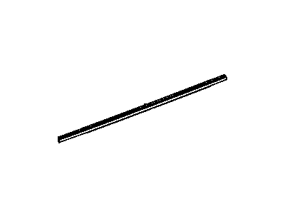 Ram 5109808AB WEATHERSTRIP Rear Door Belt Outer
