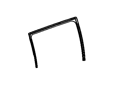 Ram 4894686AC CHANNEL SLIDING DOOR Glass Rear