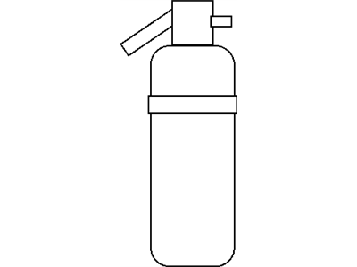 Jeep 55352848AB EXTINGUISHER Fire