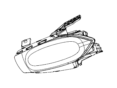 2012 Dodge Dart Headlight - 68081390AC