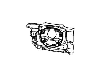 Jeep Wrangler Steering Column Cover - 6CH98TX7AB