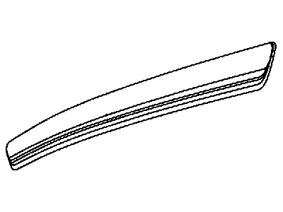 Chrysler 68110813AA APPLIQUE Rear Door