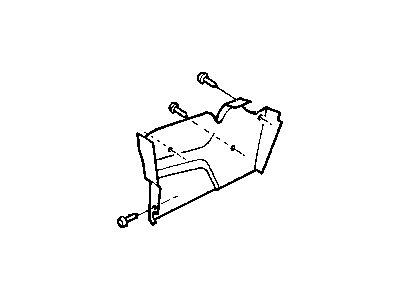 Dodge UK241QLAA SHIELD W/CUPHOLDER