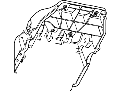 Ram 55351190AE BRACKET Steering Column Clutch and Brake Pedal