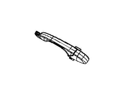Dodge Durango Door Handle - 1MW30KBUAD