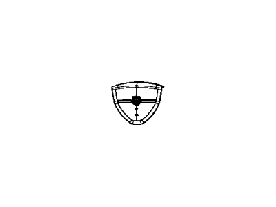 Chrysler 1QK22DX9AG AIR BAG Driver