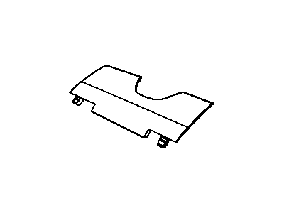 Jeep 1DE99BD1AC GAP HIDER Steering Column Shroud