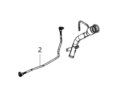 2021 Jeep Wrangler Fuel Filler Neck - 68413327AC