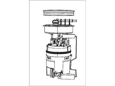 Dodge 68026581AB MODULE KIT Fuel Pump/Level Unit