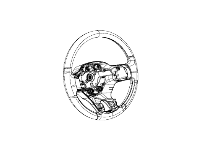 Ram 5NH77LU7AA WHEEL Steering