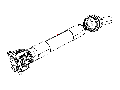 Ram 52123199AB SHAFT Drive Front