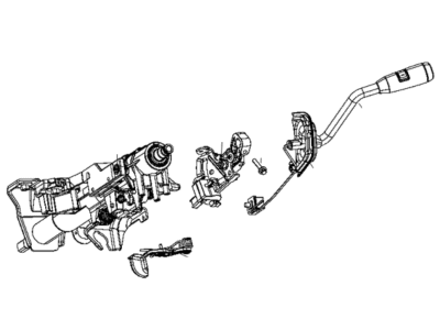 Ram Steering Column - 5XW051C1AG