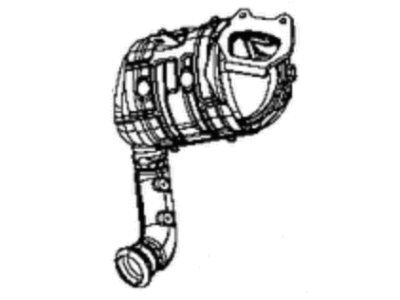 Chrysler Voyager Catalytic Converter - 68420269AA